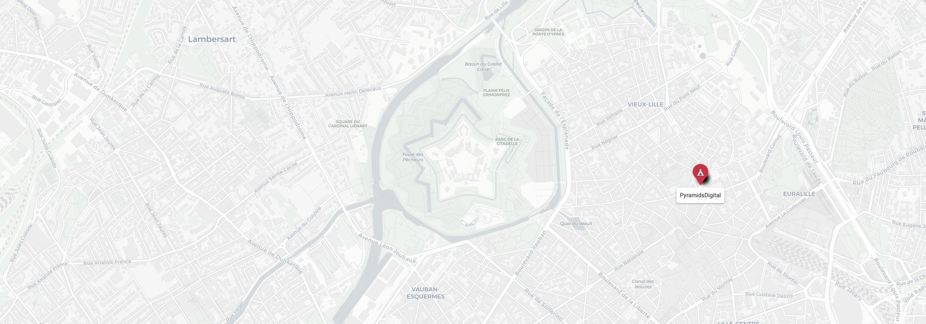 MapsLillePyramidsDigital2 Carte de Lille